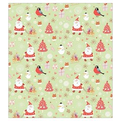 Christmas Pattern, Christmas Tree, Santa Drawstring Pouch (Large) from ArtsNow.com Back