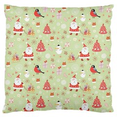 Christmas Pattern, Christmas Tree, Santa Standard Premium Plush Fleece Cushion Case (Two Sides) from ArtsNow.com Front