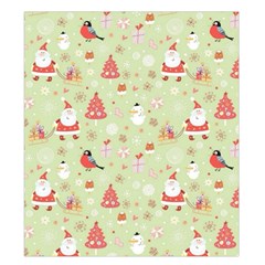 Christmas Pattern, Christmas Tree, Santa Duvet Cover Double Side (King Size) from ArtsNow.com Front