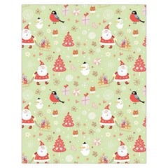 Christmas Pattern, Christmas Tree, Santa Toiletries Pouch from ArtsNow.com Back