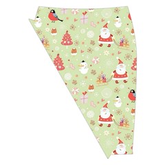 Christmas Pattern, Christmas Tree, Santa Midi Wrap Pencil Skirt from ArtsNow.com Front Left