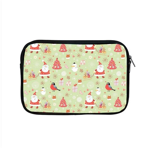 Christmas Pattern, Christmas Tree, Santa Apple MacBook Pro 15  Zipper Case from ArtsNow.com Front