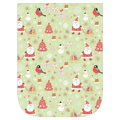 Christmas Pattern, Christmas Tree, Santa Waist Pouch (Small) from ArtsNow.com Front Pocket