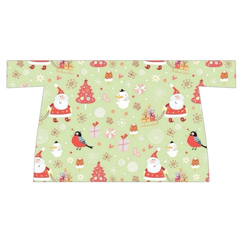 Christmas Pattern, Christmas Tree, Santa Wristlet Pouch Bag (Small) from ArtsNow.com Front