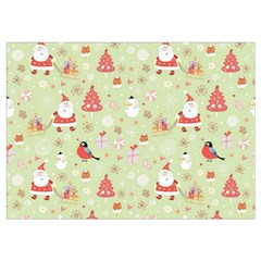 Christmas Pattern, Christmas Tree, Santa Wristlet Pouch Bag (Small) from ArtsNow.com Belt Loop