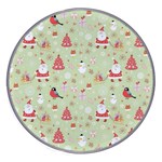 Christmas Pattern, Christmas Tree, Santa Wireless Fast Charger(White)