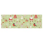 Christmas Pattern, Christmas Tree, Santa Banner and Sign 6  x 2 