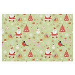 Christmas Pattern, Christmas Tree, Santa Banner and Sign 6  x 4 