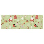 Christmas Pattern, Christmas Tree, Santa Banner and Sign 12  x 4 