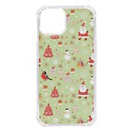 Christmas Pattern, Christmas Tree, Santa iPhone 14 TPU UV Print Case