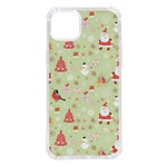 Christmas Pattern, Christmas Tree, Santa iPhone 14 Plus TPU UV Print Case