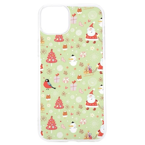 Christmas Pattern, Christmas Tree, Santa iPhone 15 Pro TPU UV Print Case from ArtsNow.com Front