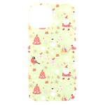 Christmas Pattern, Christmas Tree, Santa iPhone 15 Black UV Print PC Hardshell Case