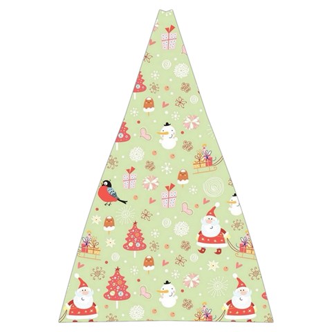 Christmas Pattern, Christmas Tree, Santa Automatic Folding Umbrella with Case (Large) from ArtsNow.com 13.71 x19.92  Umbrella - 1