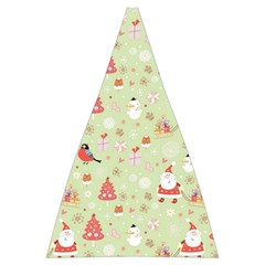 Christmas Pattern, Christmas Tree, Santa Automatic Folding Umbrella with Case (Large) from ArtsNow.com 13.71 x19.92  Umbrella - 1