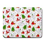 Christmas Pattern, Pattern, Christmas, Trees, Santa Small Mousepad