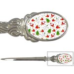 Christmas Pattern, Pattern, Christmas, Trees, Santa Letter Opener