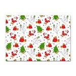 Christmas Pattern, Pattern, Christmas, Trees, Santa Sticker A4 (10 pack)