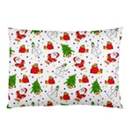 Christmas Pattern, Pattern, Christmas, Trees, Santa Pillow Case (Two Sides)