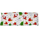 Christmas Pattern, Pattern, Christmas, Trees, Santa Body Pillow Case (Dakimakura)