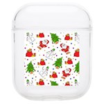 Christmas Pattern, Pattern, Christmas, Trees, Santa Soft TPU AirPods 1/2 Case