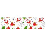 Christmas Pattern, Pattern, Christmas, Trees, Santa Oblong Satin Scarf (16  x 60 )