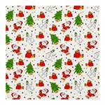 Christmas Pattern, Pattern, Christmas, Trees, Santa Banner and Sign 3  x 3 