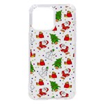 Christmas Pattern, Pattern, Christmas, Trees, Santa iPhone 14 Pro Max TPU UV Print Case