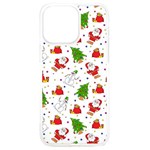 Christmas Pattern, Pattern, Christmas, Trees, Santa iPhone 15 Pro Max TPU UV Print Case