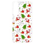 Christmas Pattern, Pattern, Christmas, Trees, Santa Samsung Galaxy S24 6.2 Inch TPU UV Case