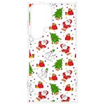 Christmas Pattern, Pattern, Christmas, Trees, Santa Samsung Galaxy S24 Plus 6.7 Inch TPU UV Case