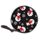 Christmas Texture, Retro Background With Snowmen Classic 20-CD Wallets