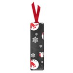 Christmas Texture, Retro Background With Snowmen Small Book Marks