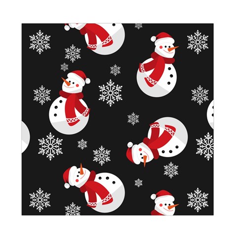 Christmas Texture, Retro Background With Snowmen Duvet Cover Double Side (Full/ Double Size) from ArtsNow.com Front