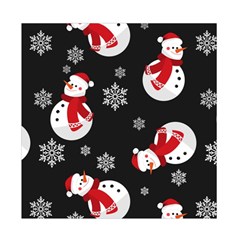 Christmas Texture, Retro Background With Snowmen Duvet Cover Double Side (Full/ Double Size) from ArtsNow.com Front