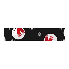 Christmas Texture, Retro Background With Snowmen Pleated Skirt from ArtsNow.com Waist Band