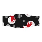 Christmas Texture, Retro Background With Snowmen Stretchable Headband