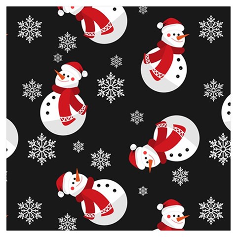 Christmas Texture, Retro Background With Snowmen Kids  Hooded Rain Ponchos from ArtsNow.com Inside 1