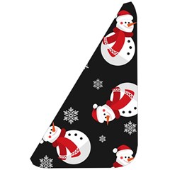 Christmas Texture, Retro Background With Snowmen Belt Pouch Bag (Large) from ArtsNow.com Front Left