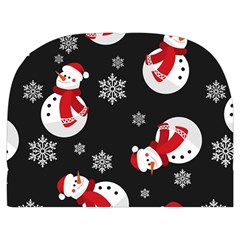 Christmas Texture, Retro Background With Snowmen Make Up Case (Medium) from ArtsNow.com Back