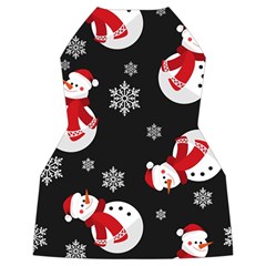 Christmas Texture, Retro Background With Snowmen Women s Long Sleeve Raglan T Back