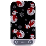 Christmas Texture, Retro Background With Snowmen Sterilizers