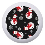 Christmas Texture, Retro Background With Snowmen Dento Box with Mirror