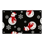 Christmas Texture, Retro Background With Snowmen Banner and Sign 5  x 3 