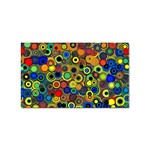 Circles, Colorful Sticker Rectangular (10 pack)