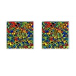 Circles, Colorful Cufflinks (Square)