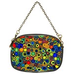 Circles, Colorful Chain Purse (One Side)