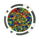 Circles, Colorful Poker Chip Card Guard (10 pack)