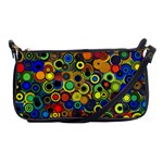 Circles, Colorful Shoulder Clutch Bag