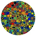 Circles, Colorful Round Trivet